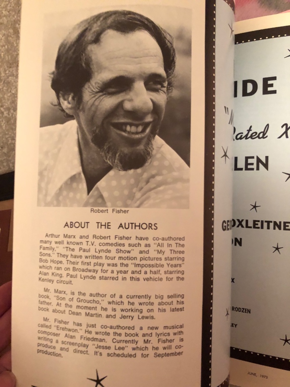 Paul lynde autograph hand signed play book authentic - Picture 8 of 13